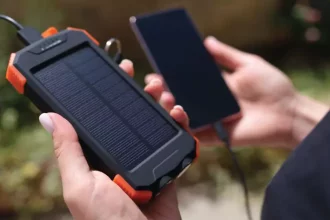 Solar charger for mobile phones