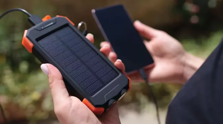 Solar charger for mobile phones